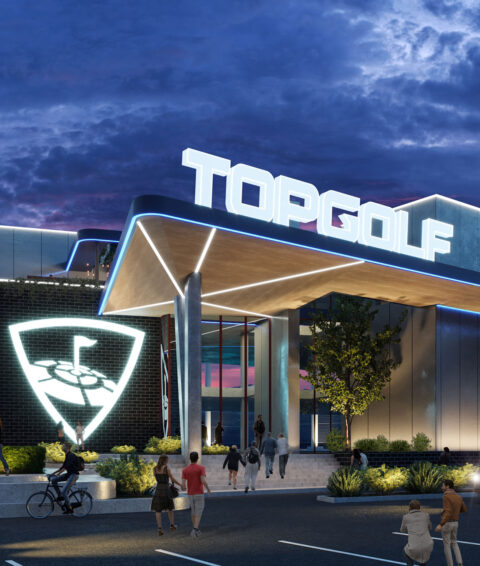 TopGolf diseñado cuatro arquitectos